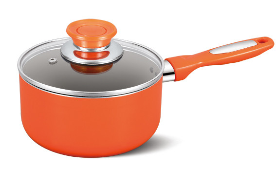 Не лоток молока покрытия ручки с красочной ручкой, стеклянной крышкой