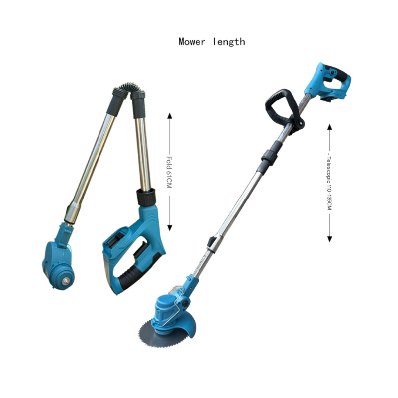 Electric Lawn Mower & Lithium Battery Branch Pruner Combo Set, Small Home Garden Grass Trimmer, Charging Lawn Care Tool