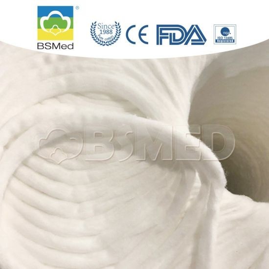 Machine‑Processable Impurity‑Free Absorbent Cotton Sliver for Making Cotton Buds Cotton Balls and Hair Color Protection Salon CE Certified
