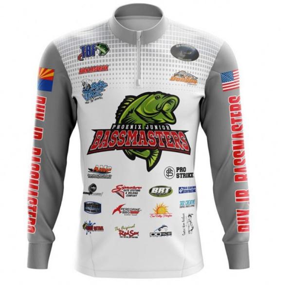 Long Sleeve Fishing Tournament Jerseys Embroidered Design Practical