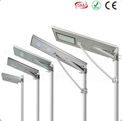 solar powered street light 70w led solar street lights  integrated Bridgelux LED chip white color