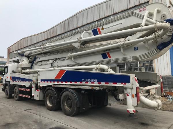 caminhão do cimento de 50Meter 309KW com bomba, motor diesel concreto de mão do caminhão segundo de Scania