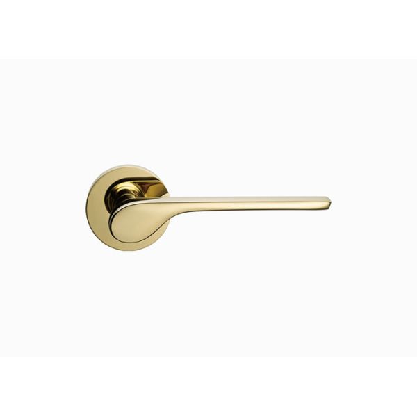 Modern Brass Door Lock Set Gold Black Silver Interiror Double Wood Door Lever Sets