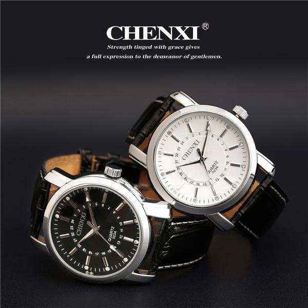2015 L023A Colorful Dial Watch Very Cheap Watches Made in China PU Leather Watch Stainless Steel Caseback Quartz Watch