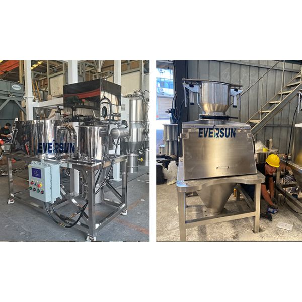 Lithium Battery Dust-Free Feeding Station Rubber Particles Unloader For Chemical