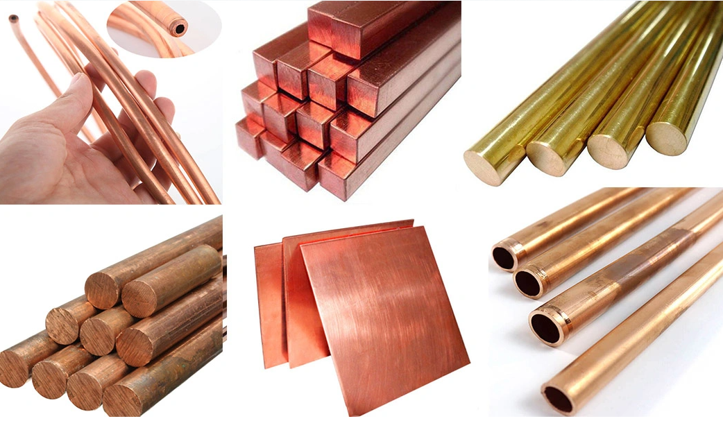 C10200 C11000 T2 T3 T4 Brass Copper Tube Pipe Cutting Processing Air Conditioning Bar