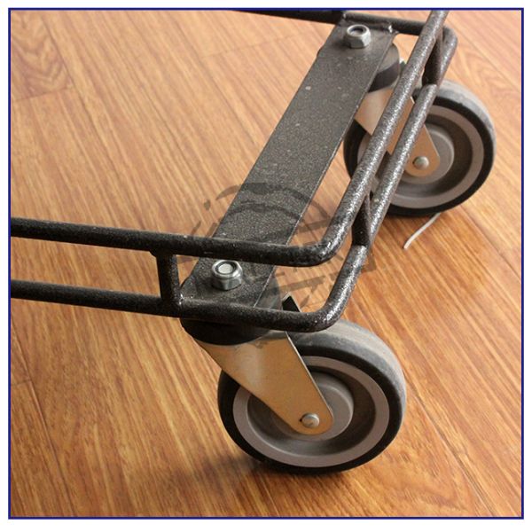 Длинный путь 4 5 дюймов двойной шаровой подшипник TPR шопинг тележки колесные колеса