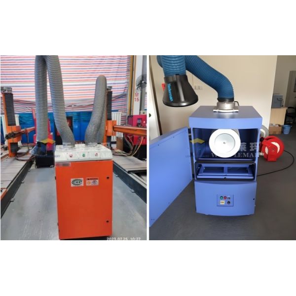 HEPA Filter Welding Dust Collector 1500m3/H Activated Carbon Filter Fume Collector