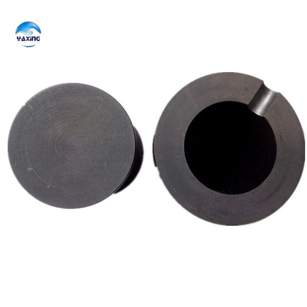 85mm Top Diameter Melting Aluminum Graphite Crucible 3kg Capacity for Metalworking