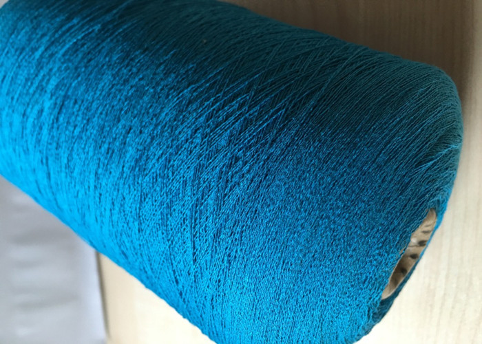 Colored Fancy Knitting Yarn , Viscose Nylon Blended Yarn 24S /2 For Summer Clothes