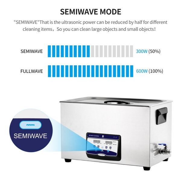 30L 600w 40kHz Bicycle Wheel Washing Machine