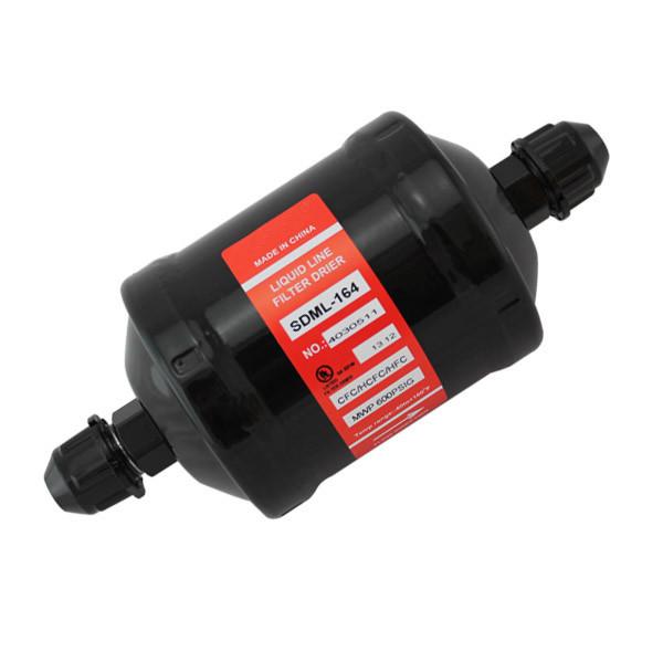 Black Refrigerator Filter Drier Liquid Line Molecular Sieve SDML Series