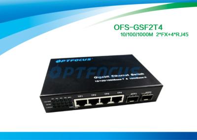 Ethernet interruptor de uma fibra ótica de 12 gigabits