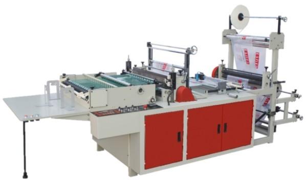 Side Sealing Heat Cutting Plastic Poly Bag Making Machine RQL For PE PP BOPP