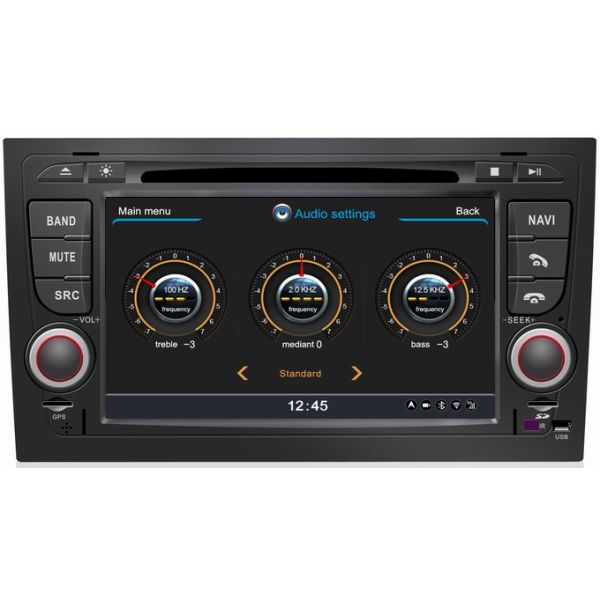 Ouchuangbo Car DVD GPS S100 Platform for Audi A4(2002-2008) DVR Bluetooth Audio Video Player