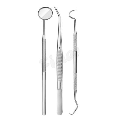Outils dentaires ortodontiques à miroir de bouche avec nettoyage des dents à miroir de bouche