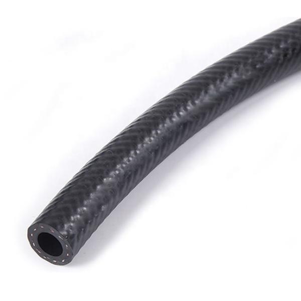 Automotive Extruder Silicone Rubber Hoses 50mm , SAE 30R7 Fuel Line Hose Black Flexible