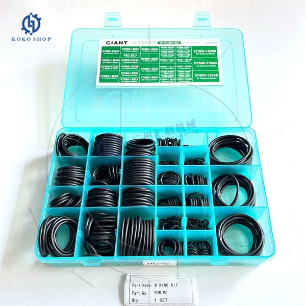 435PC Excavator O Ring Box GIANT KOMATSU O Ring Kit For KOMATSU Excavator Spare