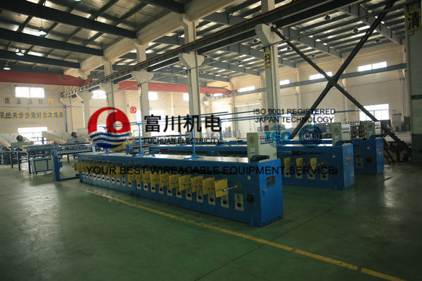 0.04-2.0mm Fine Copper alloy Wire Tube Annealing Wire Tinning Machine
