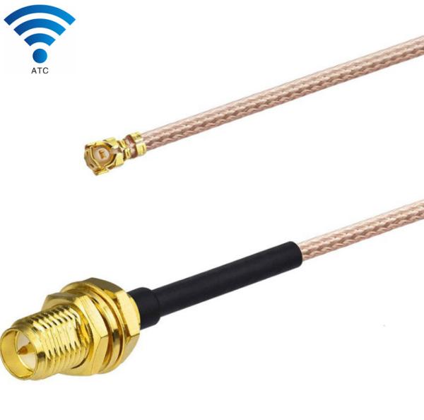 GPS GSM Antenna Coaxial Cable Adapter Copper Material SMA Female To IPEX UFL Cable