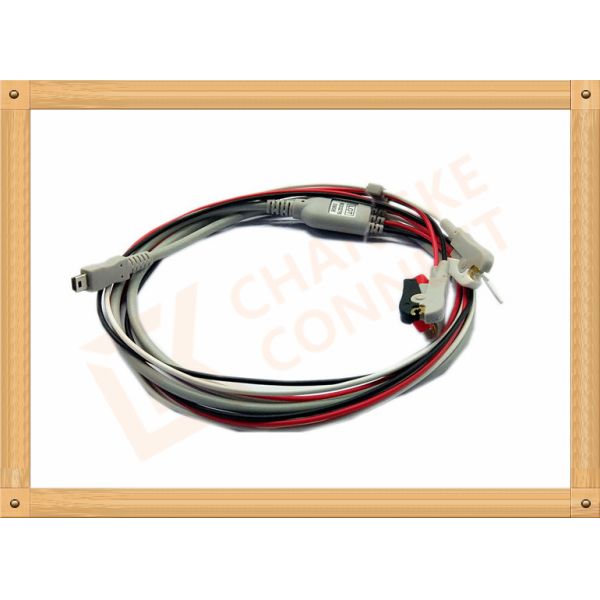 3 Leads Clip One Piece ECG Patient Cable with Copper Conductor Material