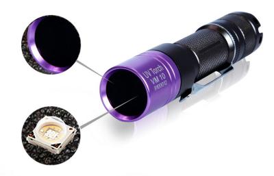 lâmpada 3W UV ultravioleta portátil para o teste do penetrante da fluorescência/detecção de escape