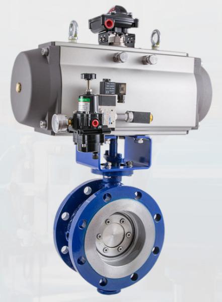 Rotary Angle 90 Pneumatic Butterfly Valve Actuator
