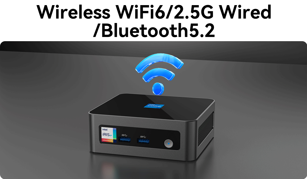Intel Core I9 12900HK DDR4 Mini PC с вентилятором и двумя HDMI поддержкой 4K HD дисплея