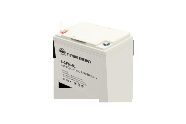 Batterie de chariot de golf au plomb acide de 91Ah 12V 6-GFM-91 pour chariot de golf