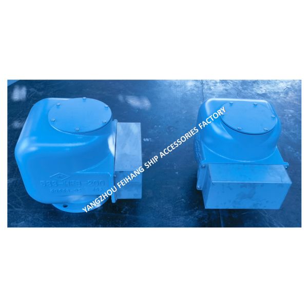 Grey Epoxy Paint Marine Air Vent Head High Security Meets CB T3594 1994 Standards Ensuring Airflow in Marine Applications
