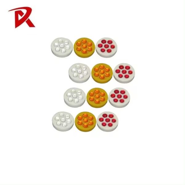 7 Beads High Brightness Cat Eyes Glass Beads Reflector Road Reflective Panel 15mm