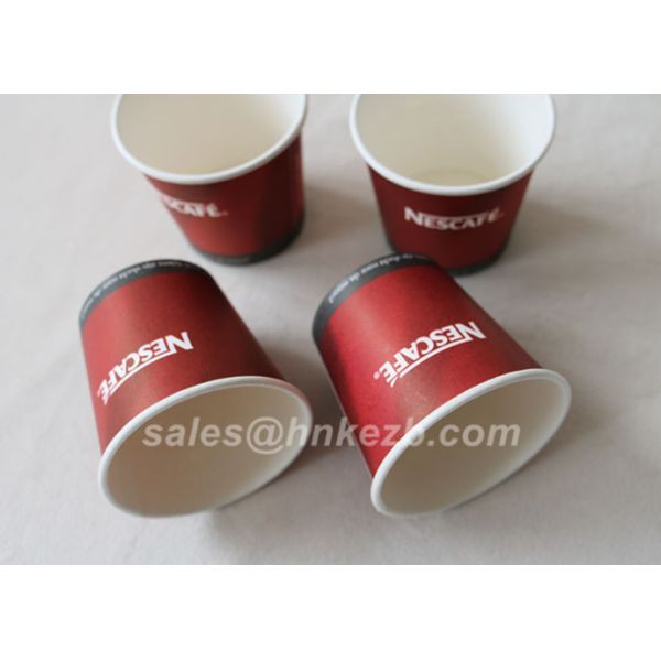 265ml PLA Biodegradable Compostable Paper Cups / insulated paper coffee cups
