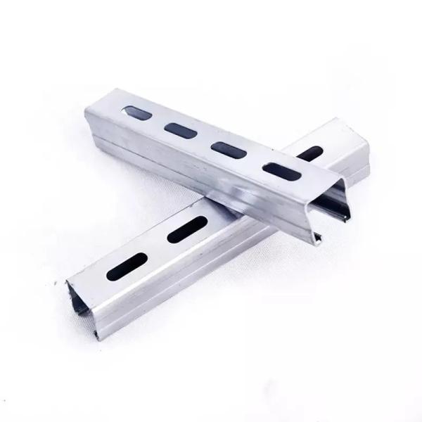 Customizable C Shaped Steel Of Supporting Structures Galvanized Strut Channel