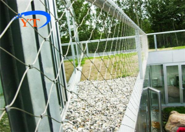 Wire Rope Flexible Stainless Steel Mesh Anti Falling Net 1*7 Specification