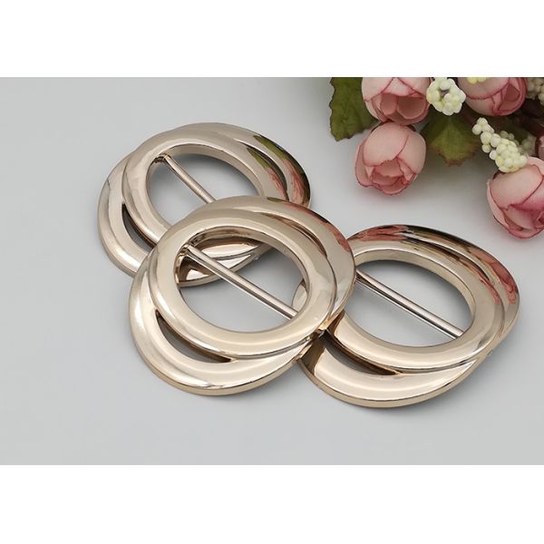 Circular Shoes Belt Bags Sewing Craft Accessory Plastic Shoe Buckles,Not fade / keep color long time