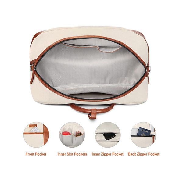 Pink Women'S Gym Bag 3 In 1 Waterproof Bag Tote Dry Wet Bag Women'S Crossbody
