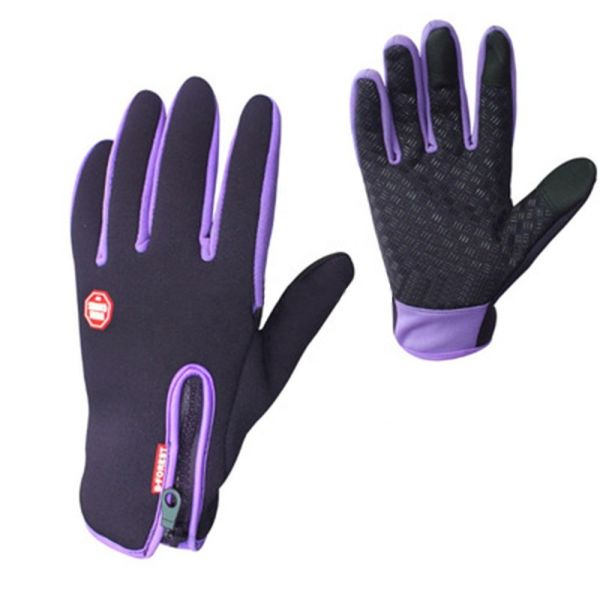 Waterproof Warm Full Finger Touch Screen Motorcycle Cycling Gloves for Winter Riding