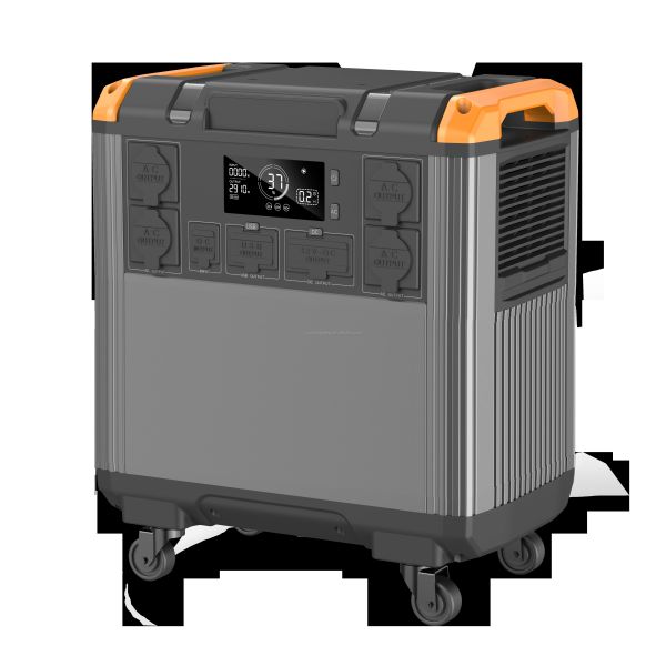 3000W Portable Power Station with Type C Flashlight and Cigar Lighter for Outdoor Emergency Use