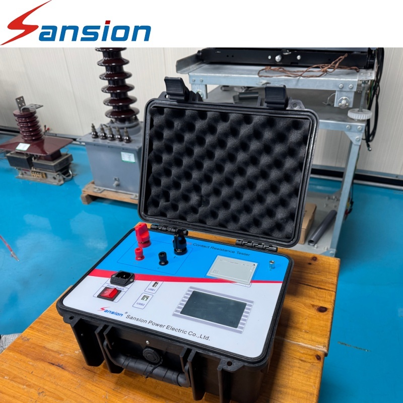 LCD 100A Contact Resistance Tester for Electrical Circuit Breaker Testing