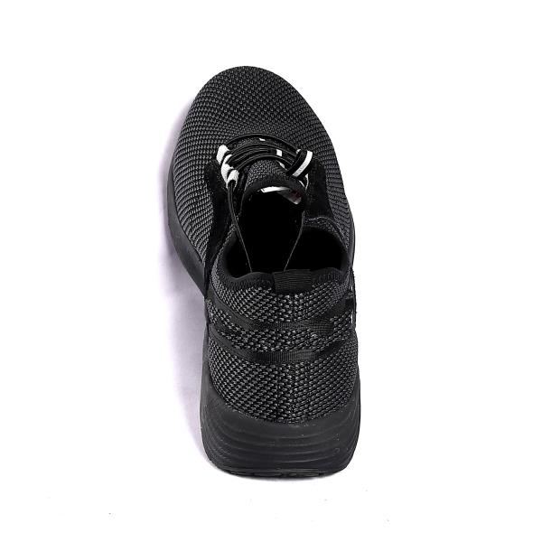 Fonction d'absorption des chocs Chaussure respirante à tricots à la mouche avec lacets et chaussures de sécurité S3 à semelle EVA