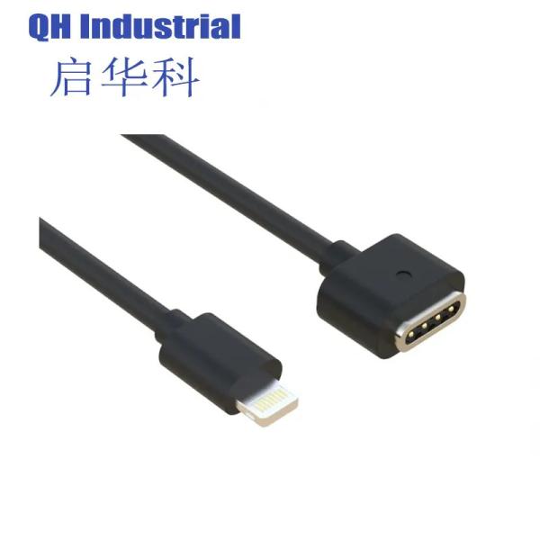 New Style Charging 2 3 4 5 6 Pin Pogo Pin ipad Lightning Magnetic Charging Cable Male Female Pogo Pin Connector Power DC Magnets Smart Watch Pad Connecting Wire