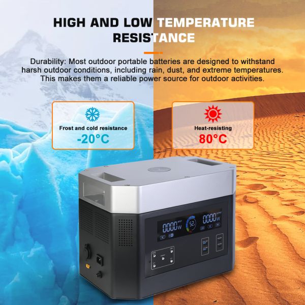 Central elétrica de energias solares portátil pura da bateria 2000W da onda de seno da fábrica do OEM