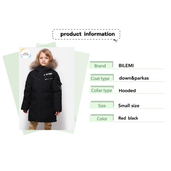 New Fashion Design White Duck Down Padding Keep Warm Clothing China Down Jacket Kids Boys Winter Coat