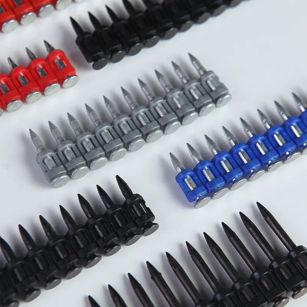 Прямые газовые гвозди с голенистого ствола с холодной оцинкованной сталью бетонные гвозди с плоской головой