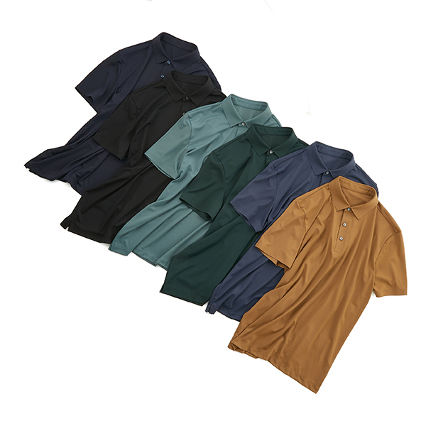 Печать логотипов на заказ 220 Gsm Polo T-shirts для мужчин без швов Короткий рукав T-shirt Polo