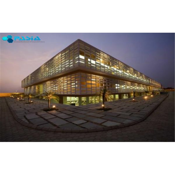 Flexible Honeycomb Stone Panels With Sound / Heat Insulation Hammer Bushed