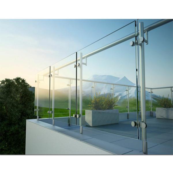 Cerca de alumínio Handrail da piscina de vidro do patamar de Balustrade For Balcony da cerca