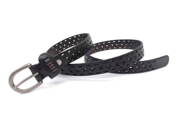 Hollow Cowhide 90cm Womens Genuine Leather Belt