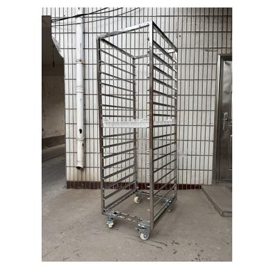 Detachable Bakery Oven Stainless Steel Tray Trolley Polishing