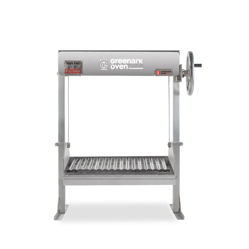 Commercial Charcoal Grill Spanish Iron BBQ Grill with 304 Stainless Steel Multifunctional Design and 300-600°C Cooking Temperature